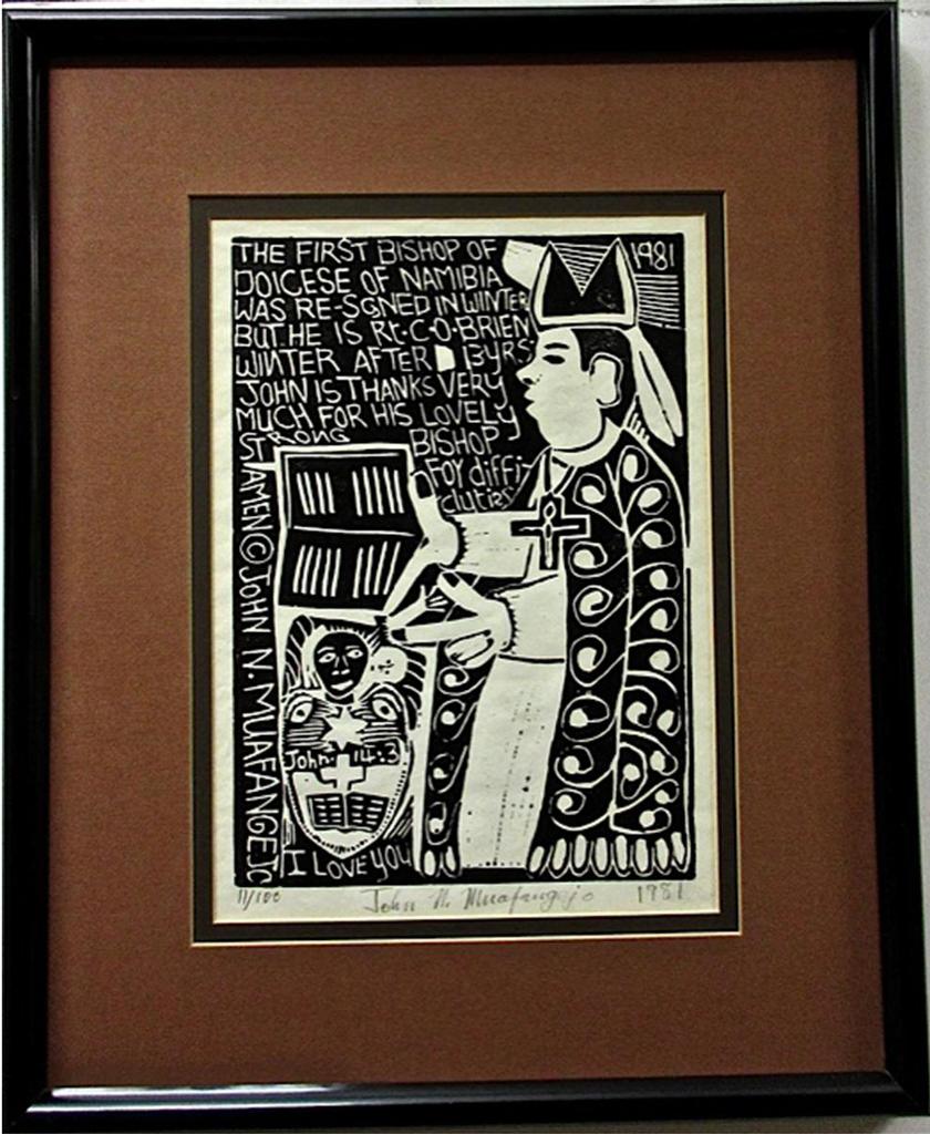 John Ndevasia Muafangejo (1943-1987) - The First Bishop Of Nambia