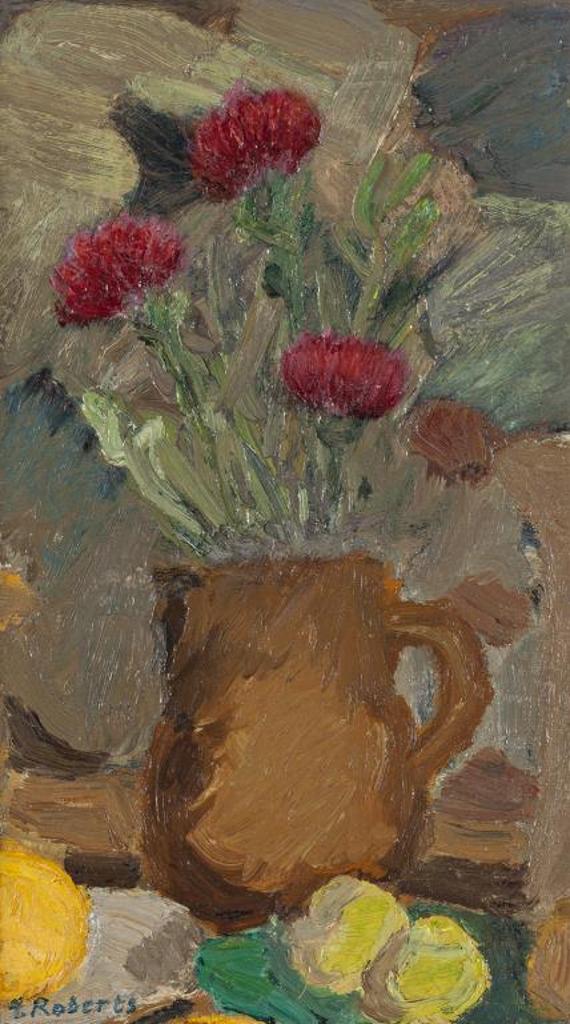 Goodridge Roberts (1904-1974) - Still Life with Flowers & Fruit