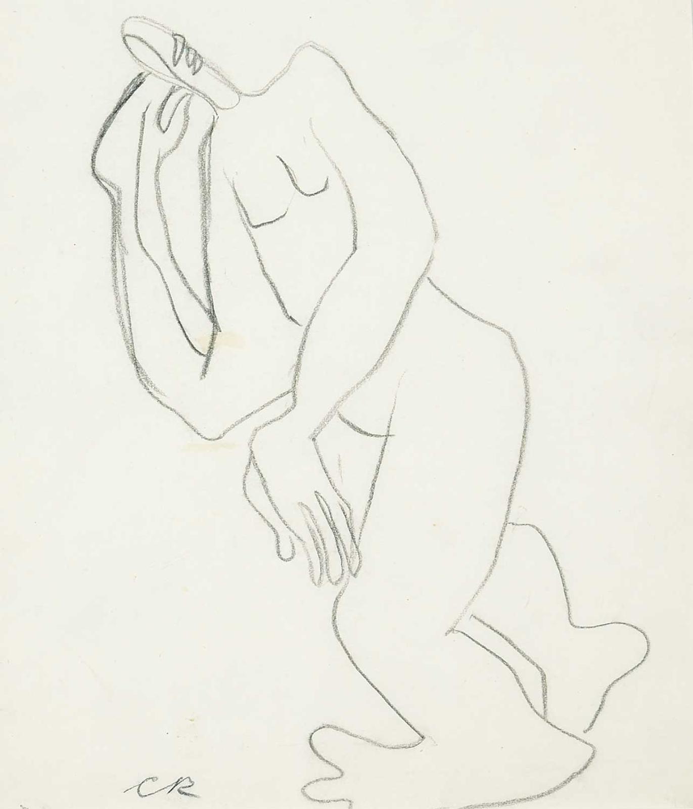 Clifford Foard Cliff Robinson (1916-1992) - Untitled - Leaning Figure