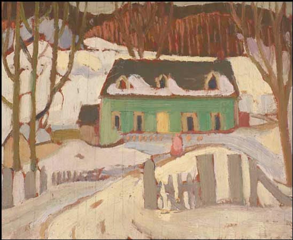 Albert Henry Robinson (1881-1956) - Laurentians / Country Village, Winter