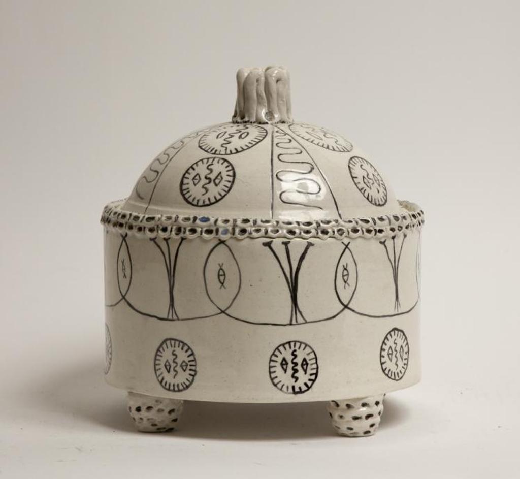 Maria Gakovic (1913-1999) - Untitled - Untitled (Ceramic container with lid)
