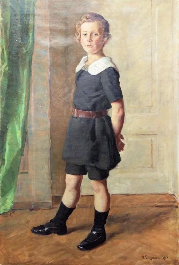 George Sophus Seligmann (1866-1924) - Portrait of Child, 1908