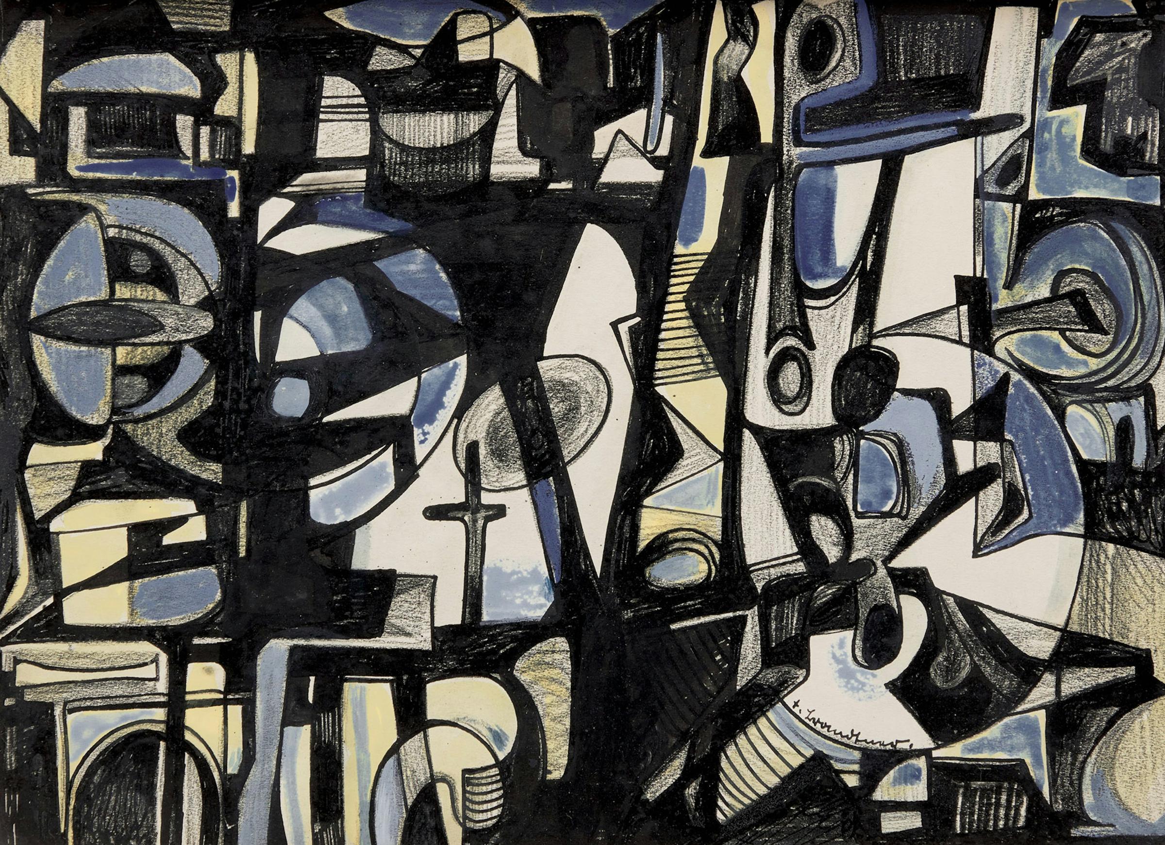 Fritz Brandtner (1896-1969) - Untitled Abstract
