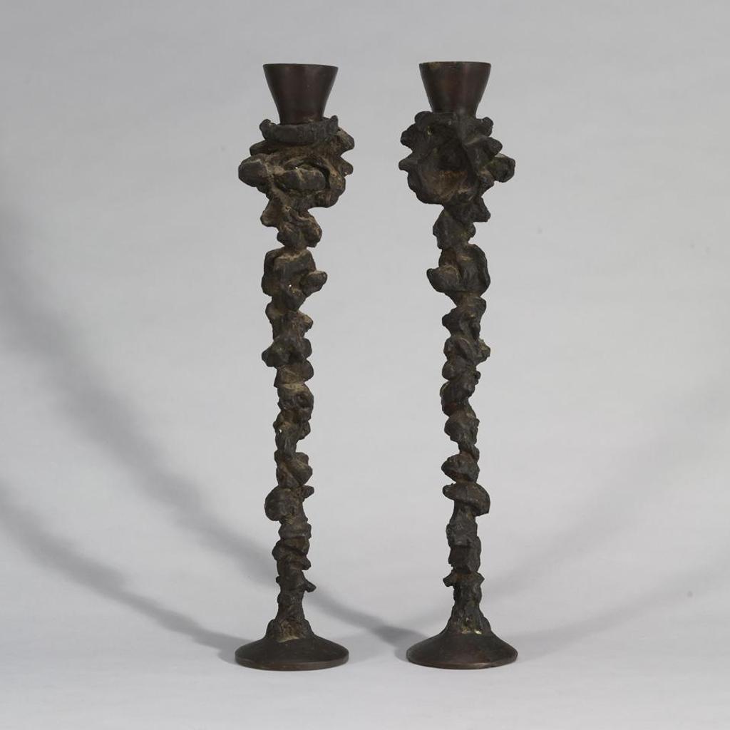 Robert Burns Hedrick (1930) - Pair Of Candlesticks