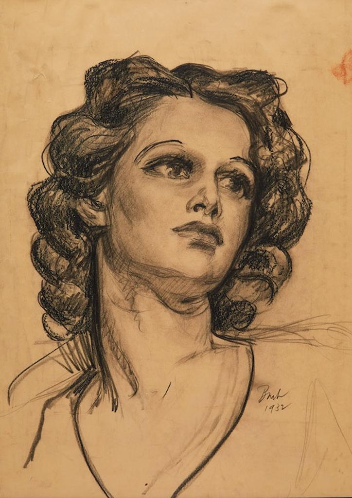 Jack Hamilton Bush (1909-1977) - Portrait of a Young Lady