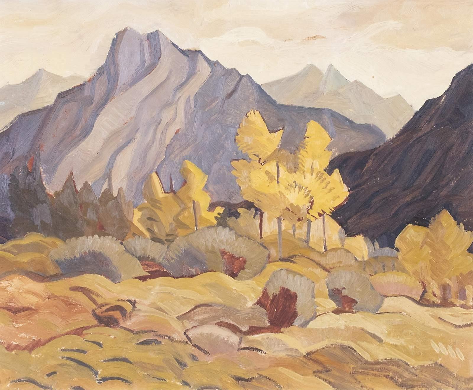Henry George Glyde (1906-1998) - Autumn, Canmore