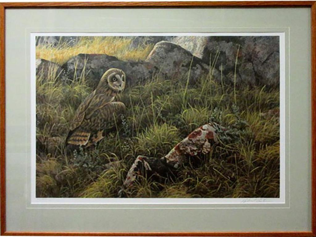 Robert Mclellan Bateman (1930-1922) - Prairie Evening - Short-Eared Owl