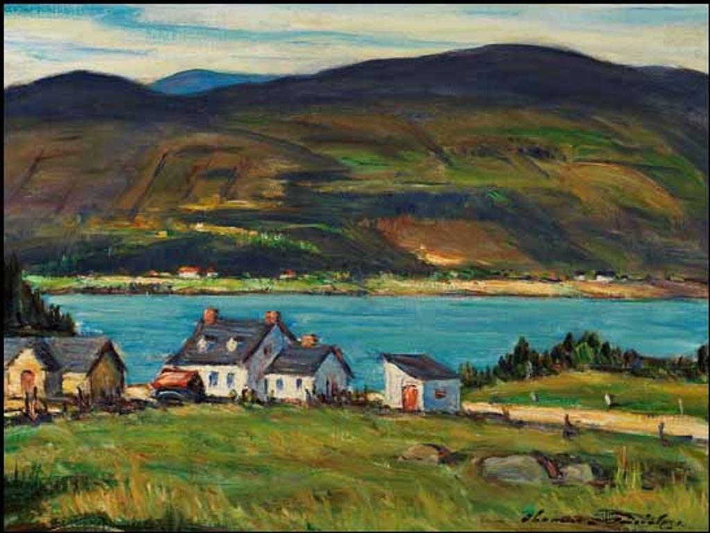 Thomas Hilton Garside (1906-1980) - On the Isle of Orleans, Looking Toward North Shore