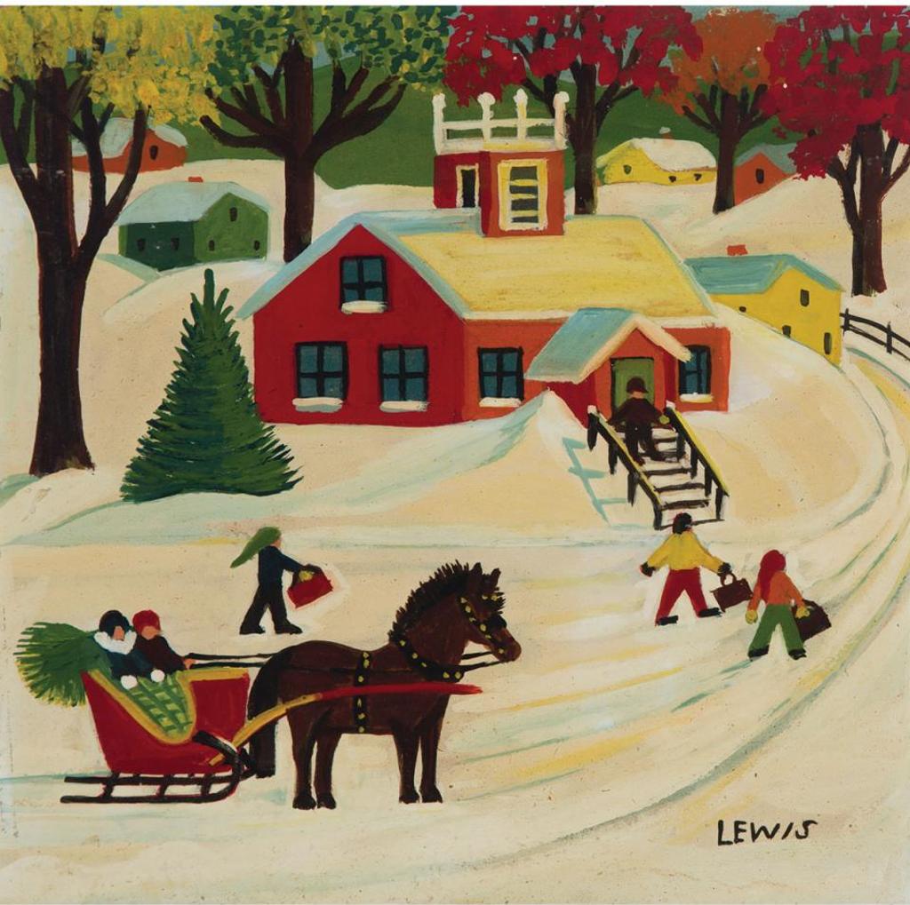 Maud Kathleen Lewis (1903-1970) - Winter Scene