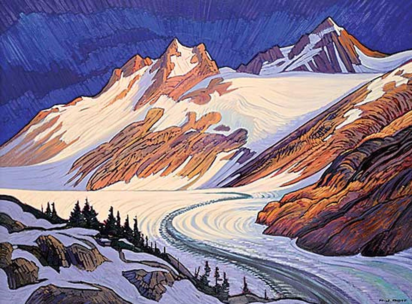 Nicholas Johannes Bott (1941-2021) - Above the Salmon Glacier