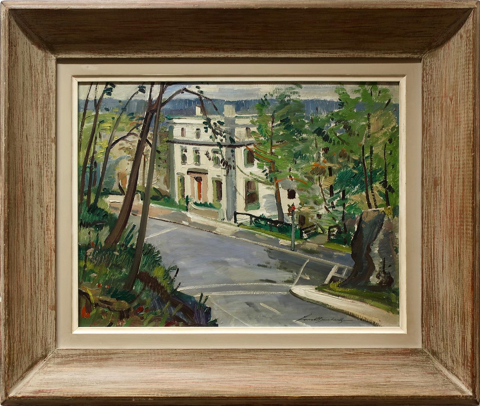 George Lorne Holland Bouchard (1913-1978) - Corner Of Pine And Cedar Aves, Montreal, P.Q.