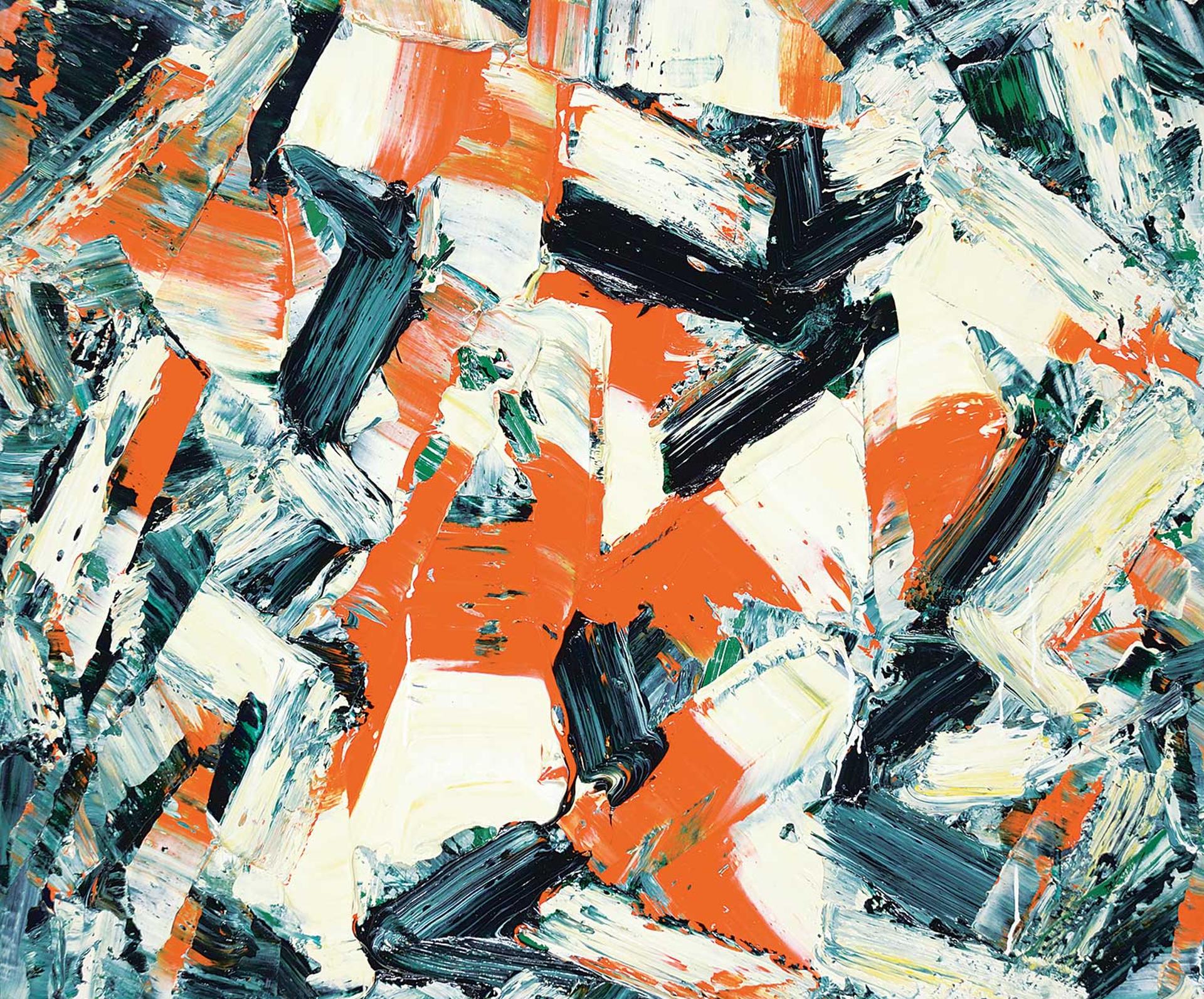 Chris S. Flodberg - Fluctuating Space, Orange, Black and White