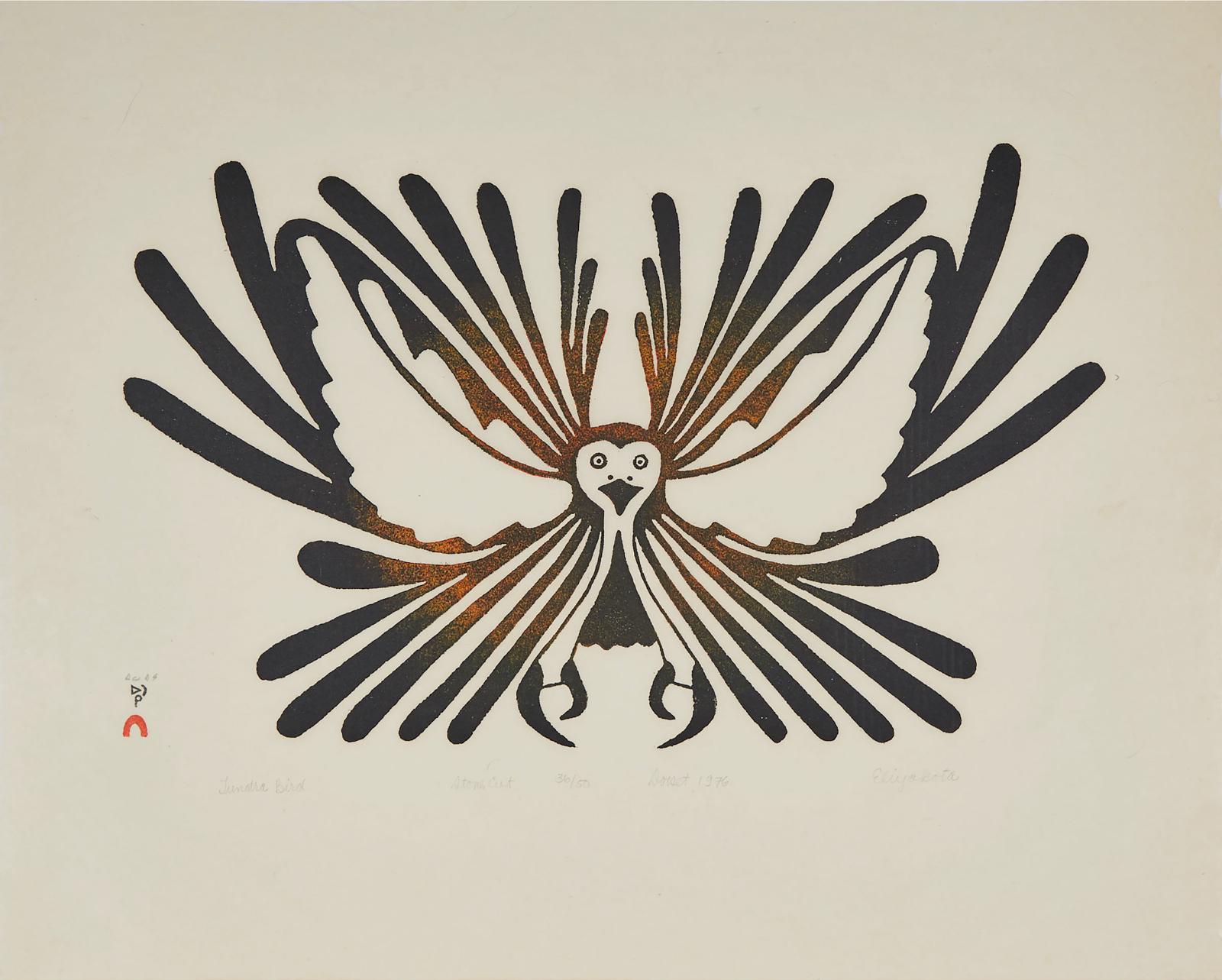 Eliyakota Samualie (1939-1987) - Tundra Bird