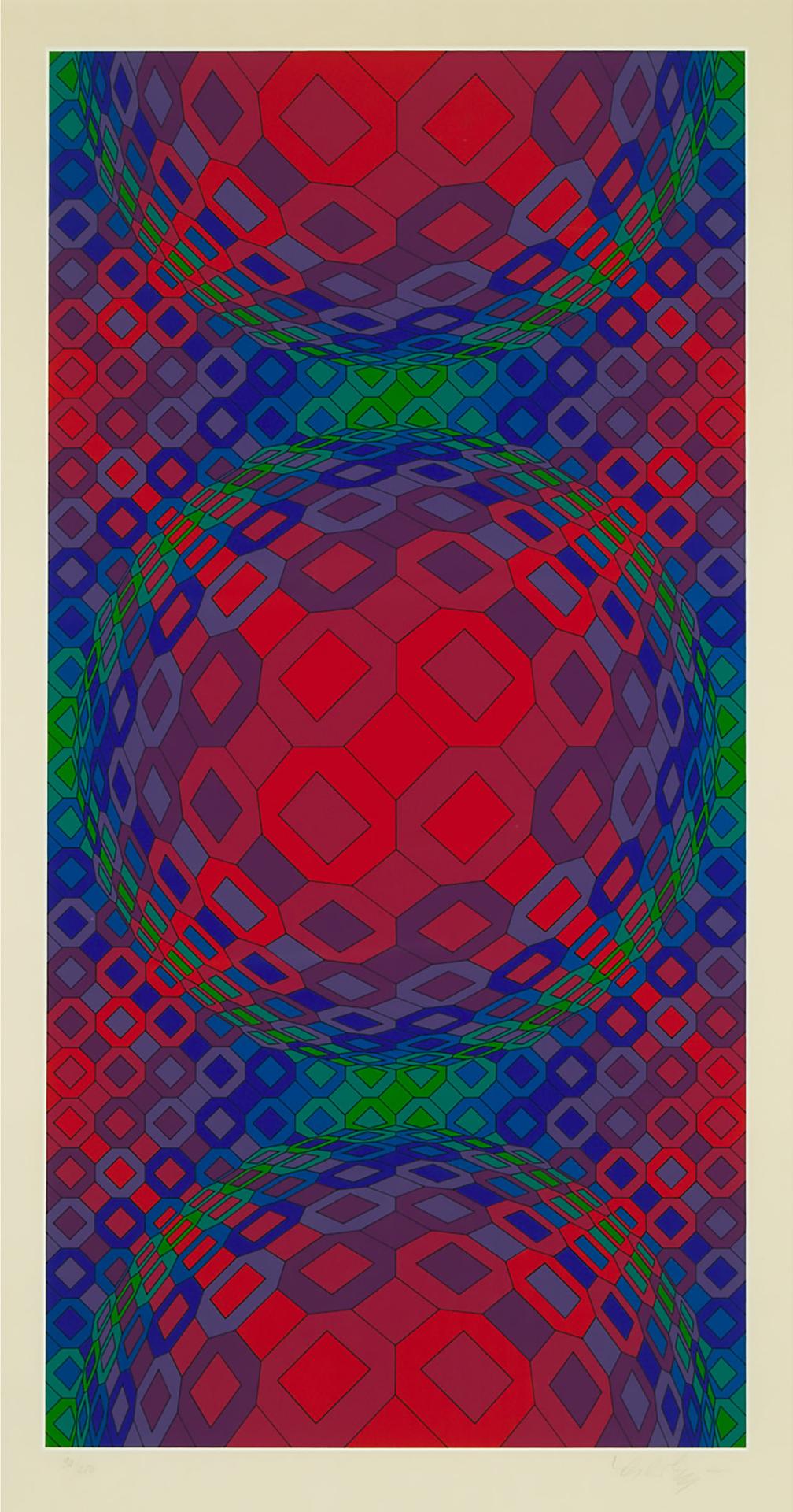 Victor Vasarely (1906-1997) - Osmosis