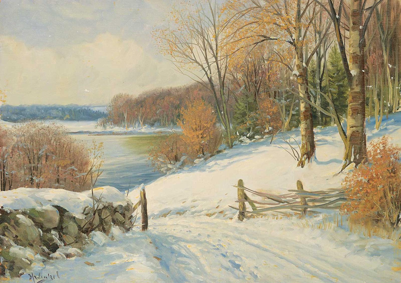 H. Wenzel - Untitled - Winter Road to the River