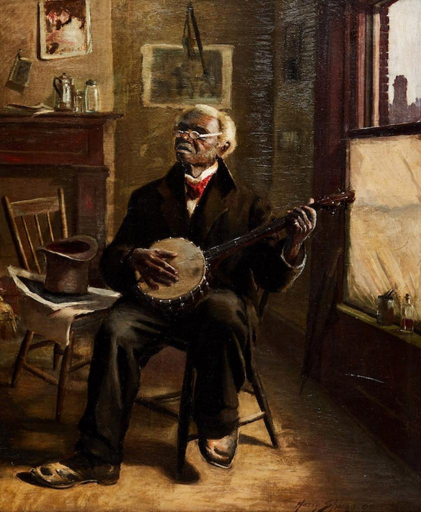 Harry Spiers (1869-1947) - The Old Banjo Player
