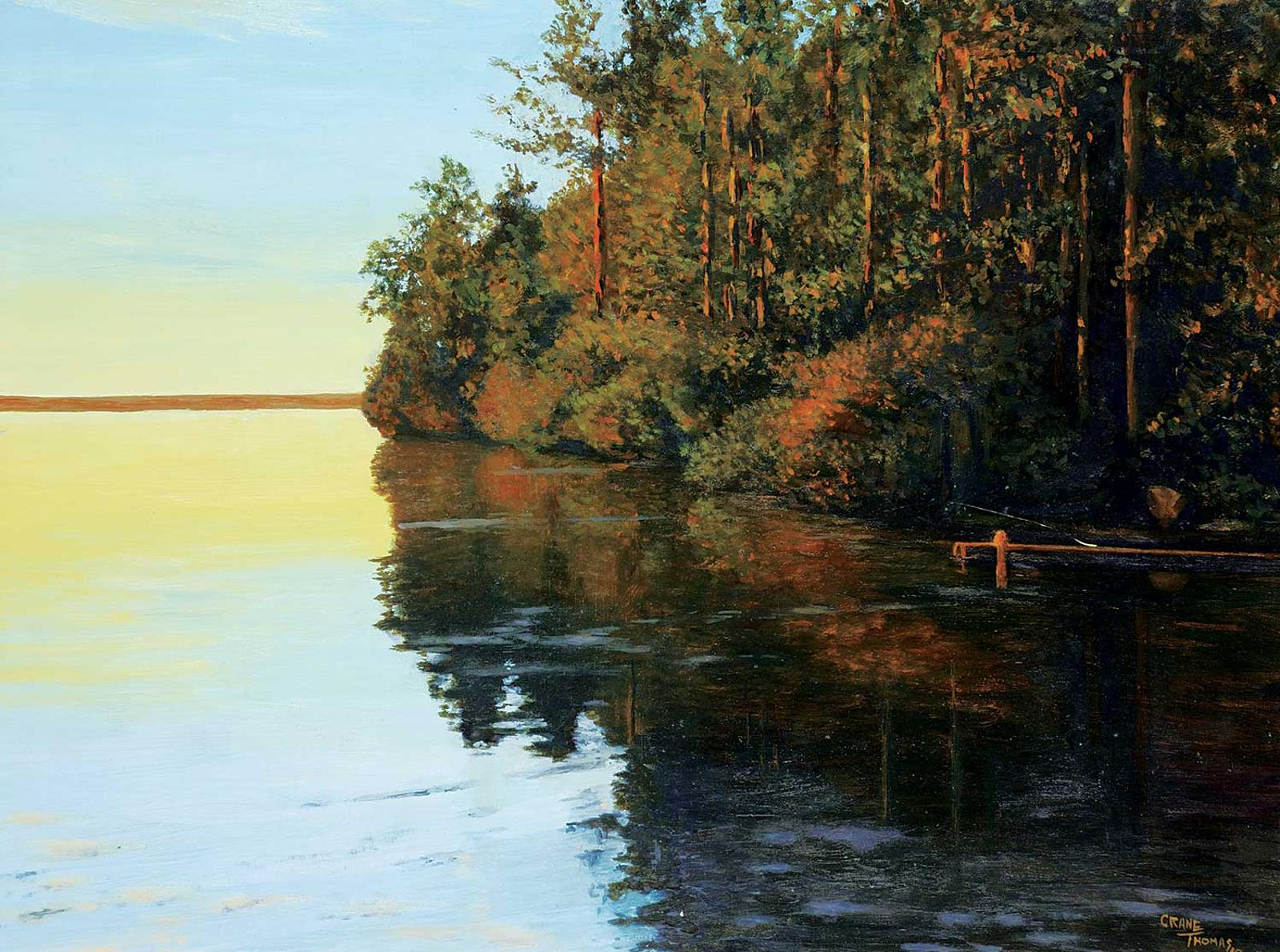 Crane Thomas (1949-2005) - Untitled - Sunset on the Lake