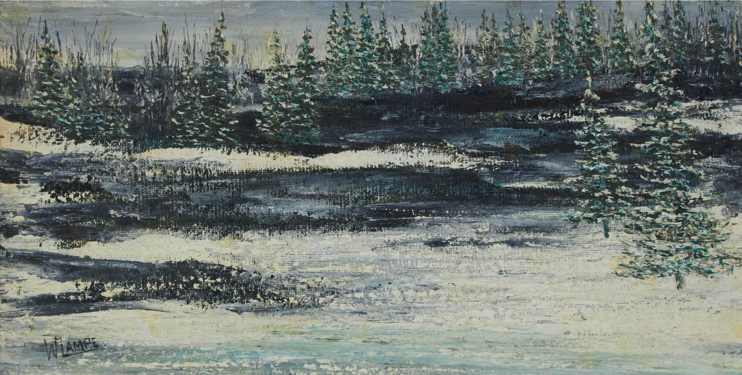 Walter Lampe - Untitled (Snowy Landscape)