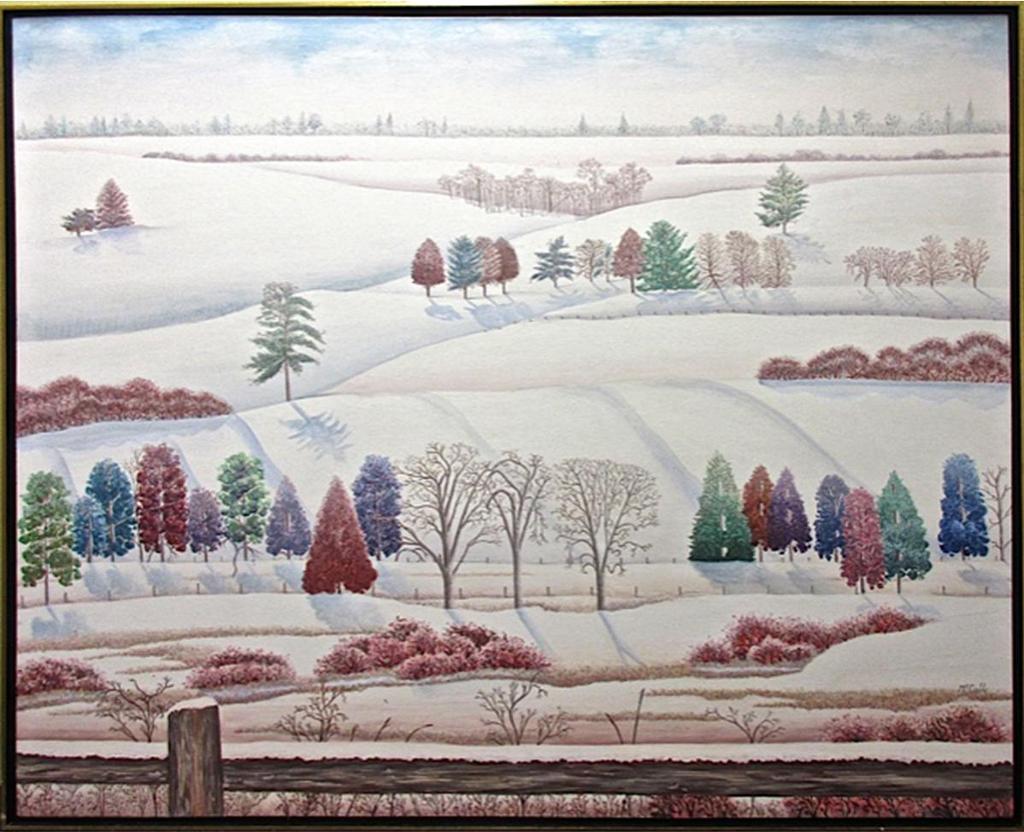 Ann Mccall (1941) - Winter Fence Series Ii