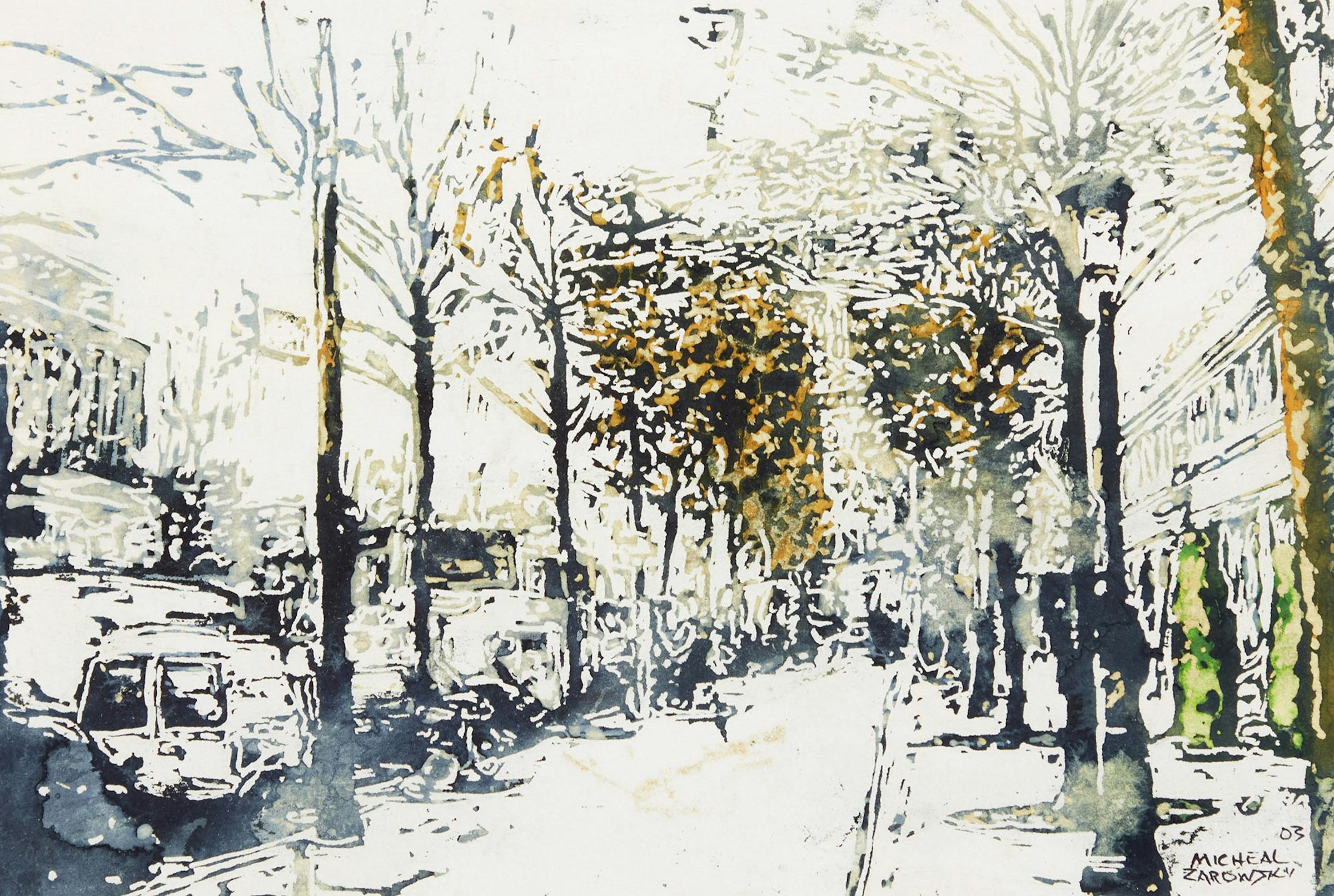 Michael Zarowsky (1946) - Three Views of Paris