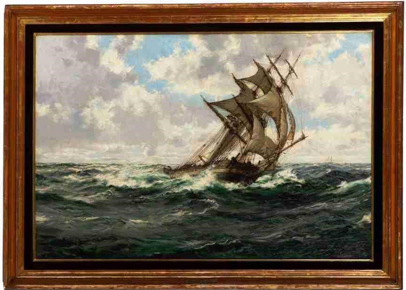 Montague J. Dawson (1895-1973) - The Brig 