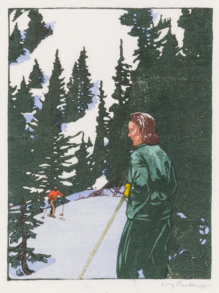 Walter Joseph (W.J.) Phillips (1884-1963) - Ski Trail