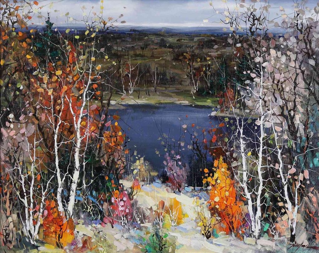 Tin Yan Chan (1942) - Aspens In Fall