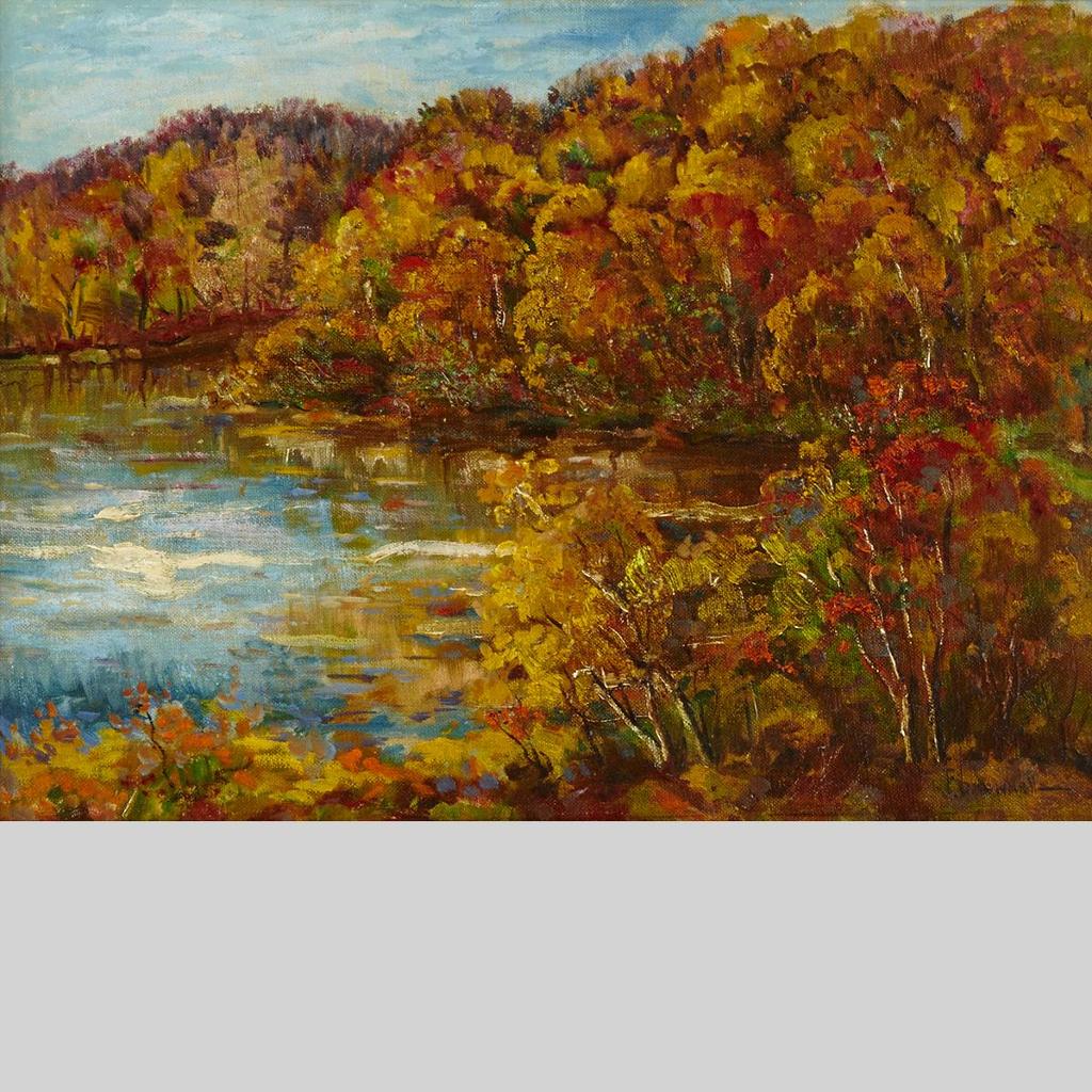 Peleg Franklin Frank Brownell (1857-1946) - Autumn, Meache Lake