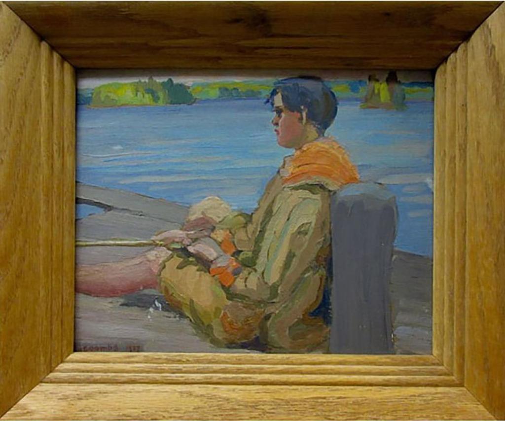 Edith Grace (Lawson) Coombs (1890-1986) - Boy Fishing