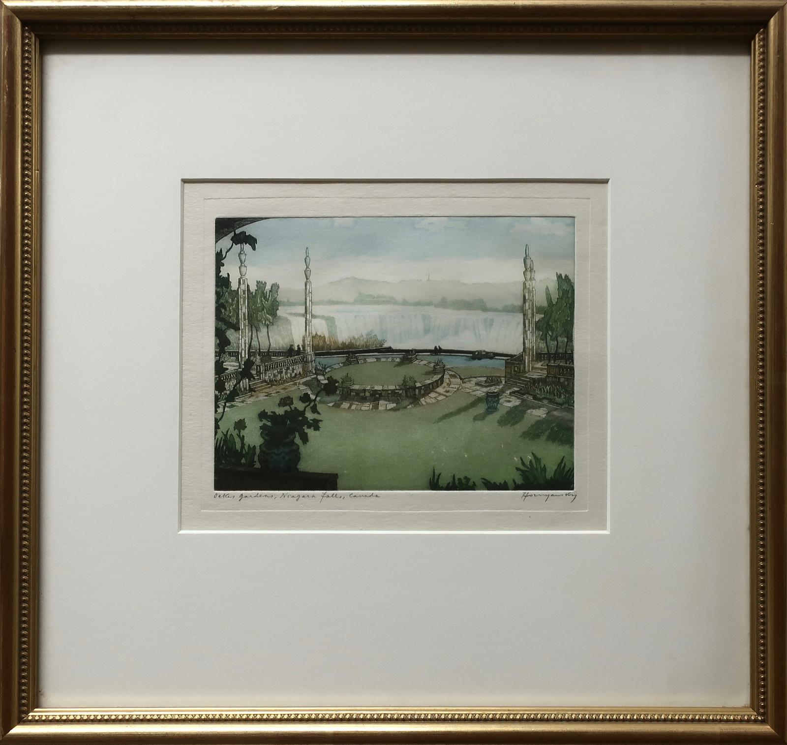 Nicholas Hornyansky (1896-1965) - Oakes Gardens, Niagara Falls, Canada