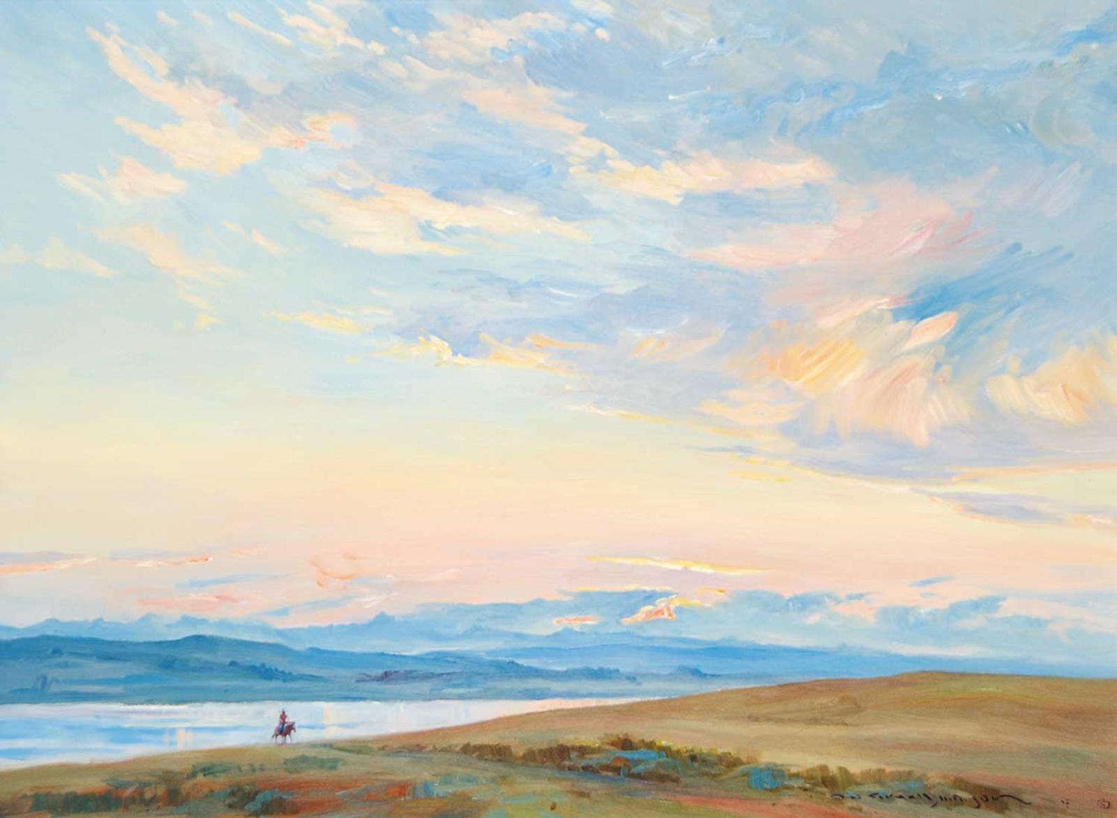 Orestes Nicholas (Rick) Grandmaison (1932-1985) - Sunset Skies, Alta.