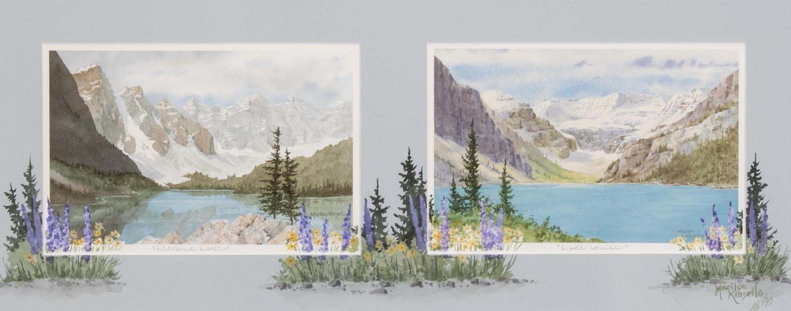 Marilyn Kinsella - Moraine Lake; 1995 /  Lake Louise; 1995