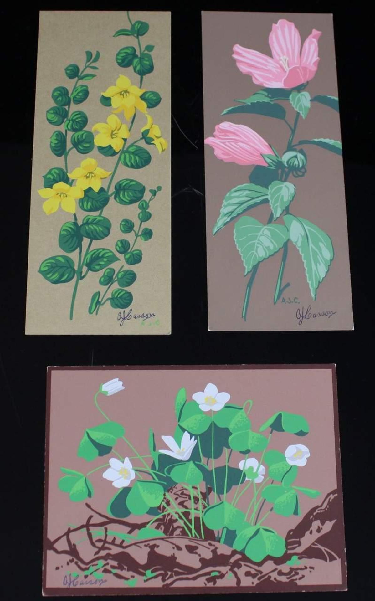 Alfred Joseph (A.J.) Casson (1898-1992) - Floral Studies (3)