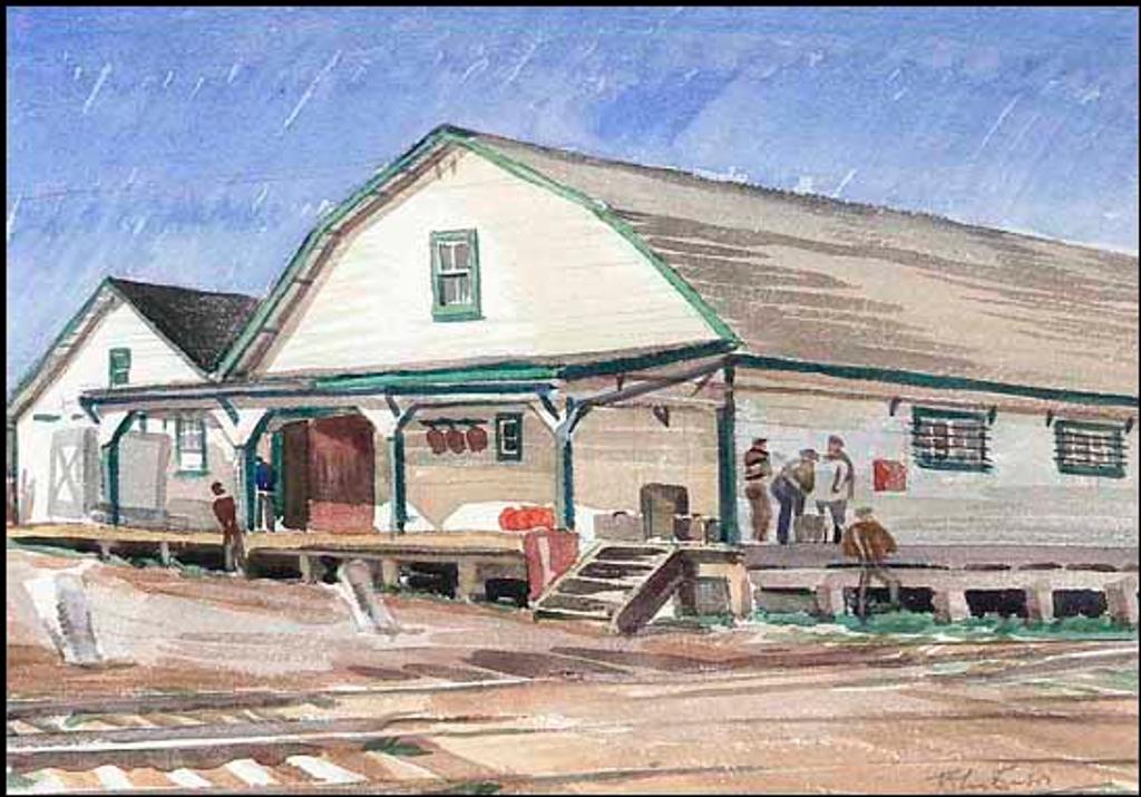 John Ensor (1905-1995) - Hudson Bay Trading Centre (01009/2013-1881)