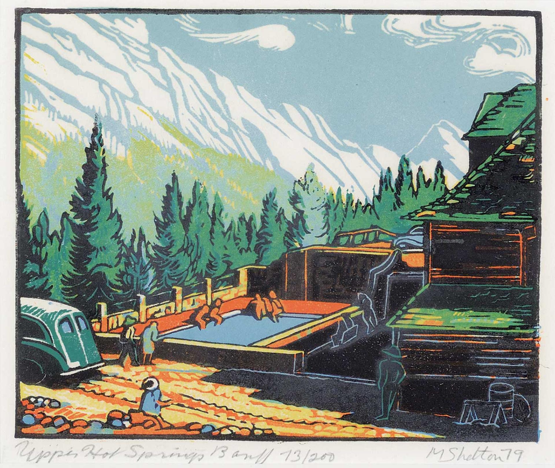 Margaret Dorothy Shelton (1915-1984) - Upper Hot Springs Banff  #73/200