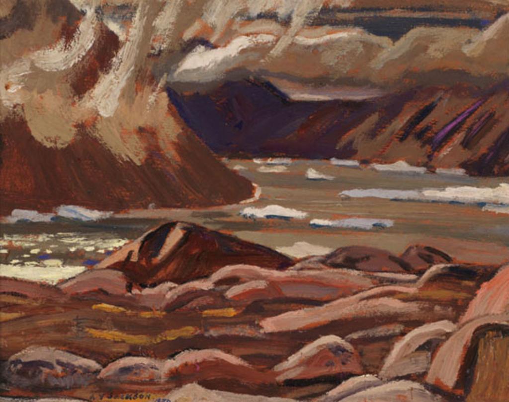 Alexander Young (A. Y.) Jackson (1882-1974) - Rice Strait (Off Ellesmere Island, Arctic)