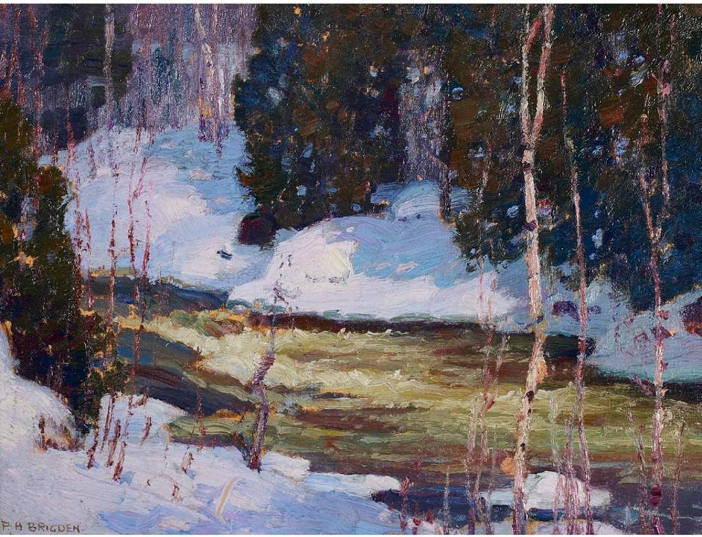 Frederick Henry Brigden (1871-1956) - Winter Stream