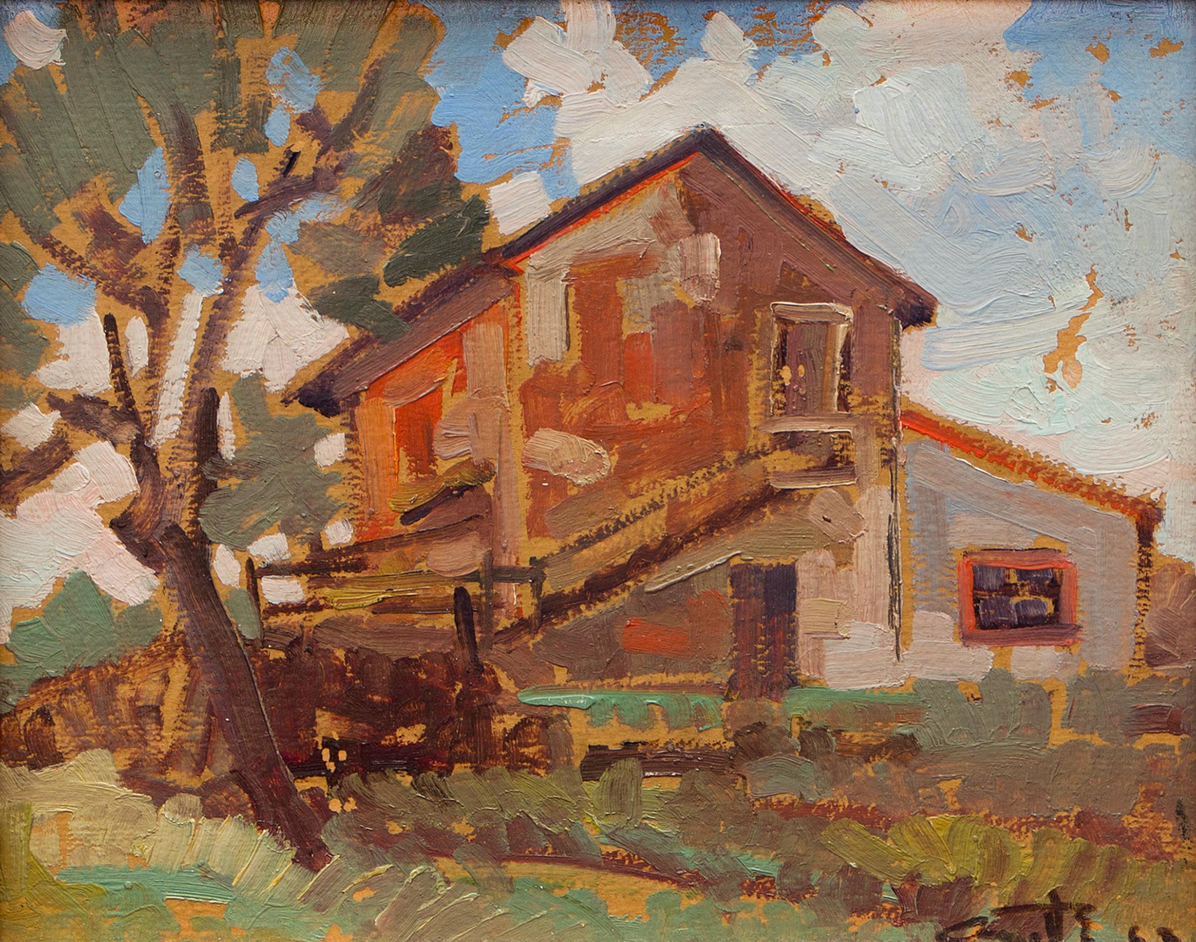 Léo Ayotte (1909-1976) - Maison à Tourettes-sur-Loup, 1963