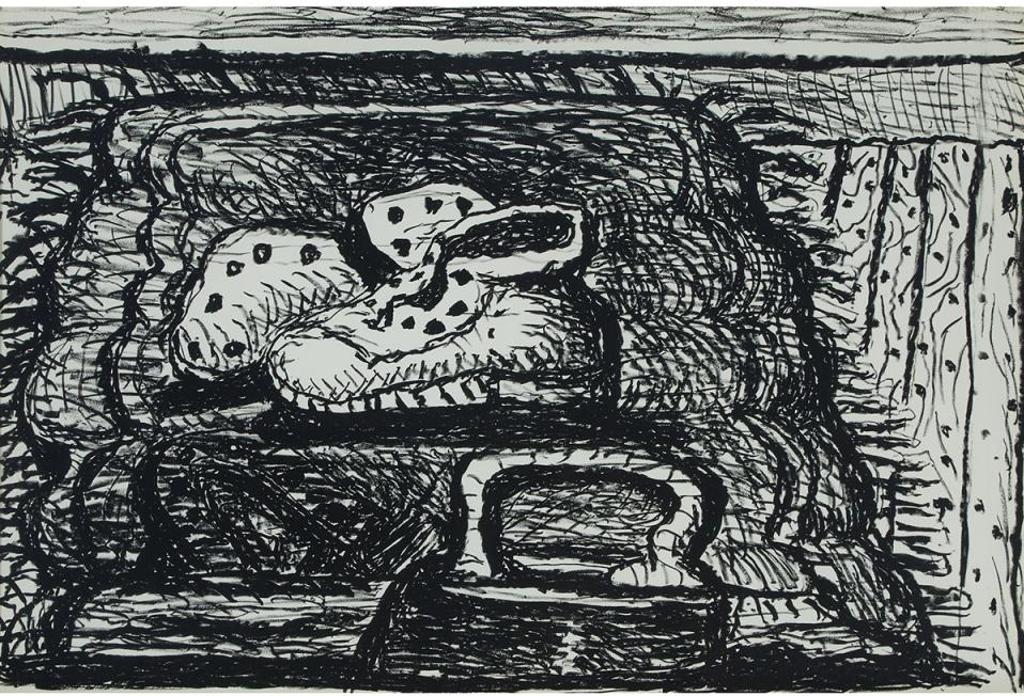Philip Guston (1913-1980) - Rug (From Cartoon Paintings), 1980 [gemini, 876]