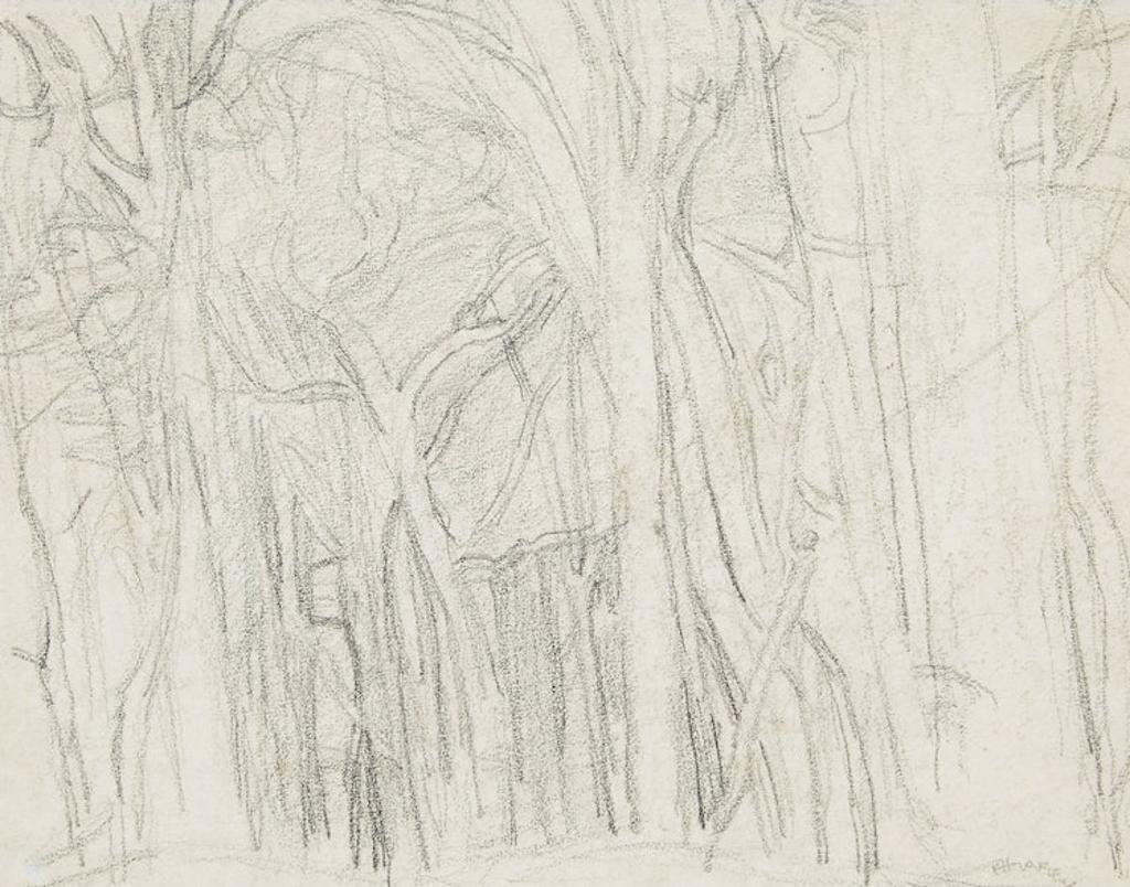 Frederick Horseman Varley (1881-1969) - Forest (possibly near Ottawa)