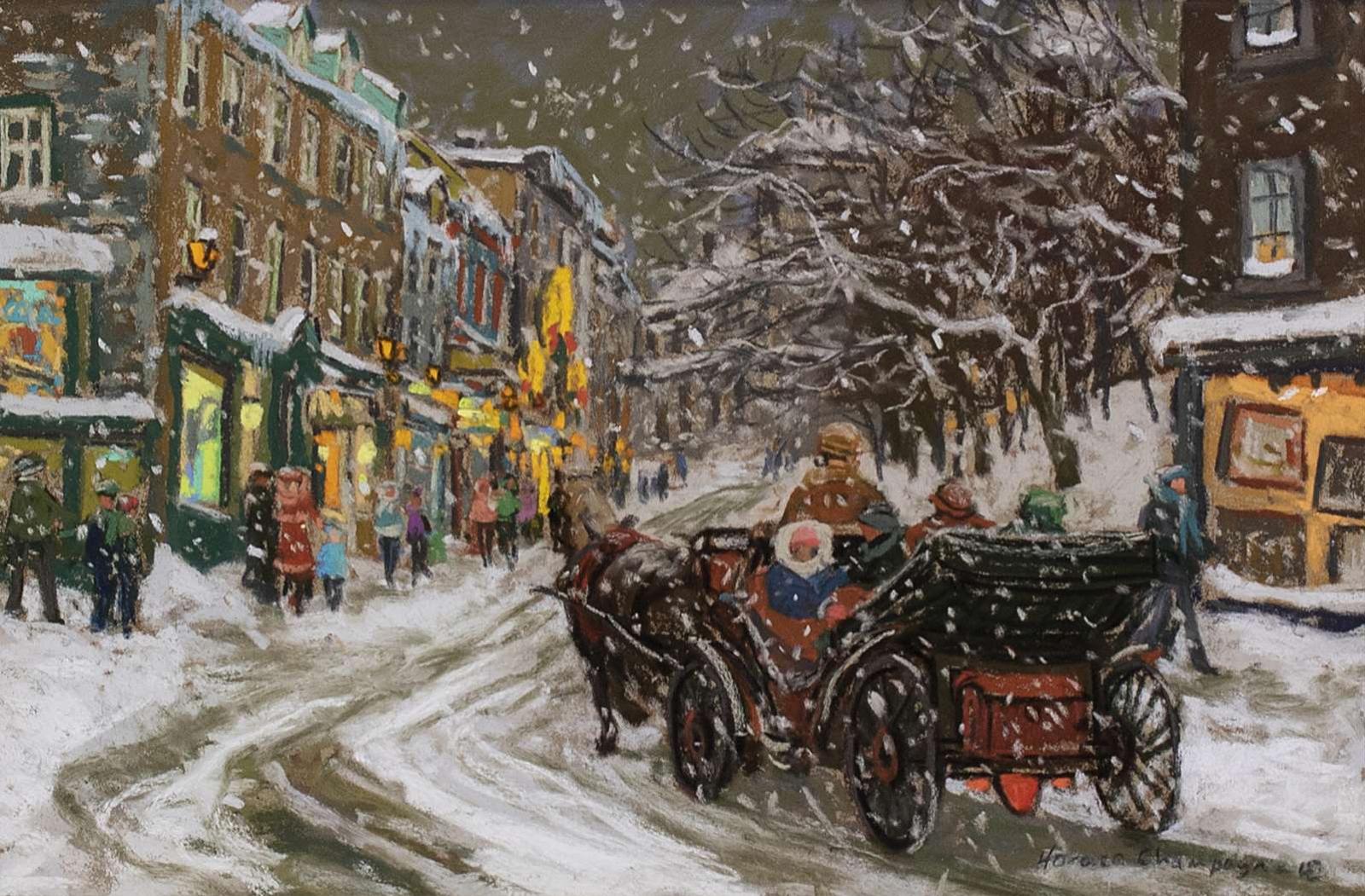 Horace Champagne (1937) - The Best Way To Visit Old Quebec (Rue De La Fabrique, Quebec City); 2012