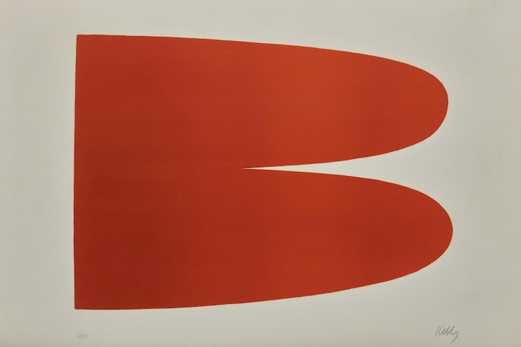 Ellsworth Kelly (1923-2015) - Red-Orange from Suite of Twenty-Seven Color Lithographs (Axsom 6)