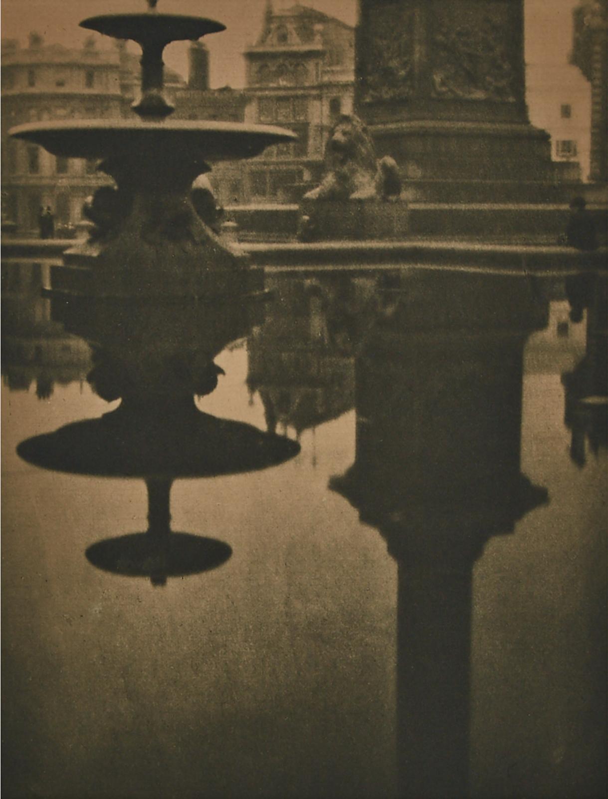 Alvin Langdon Coburn (1882-1966) - Trafalgar Square From Beneath Nelson's Column, 1905  (From 