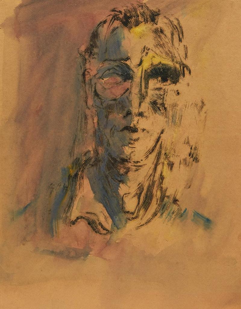 Alexander Samuel Millar (1921-1978) - Portrait of a Man; Christ; Abstract Landscapes (3); Thistle