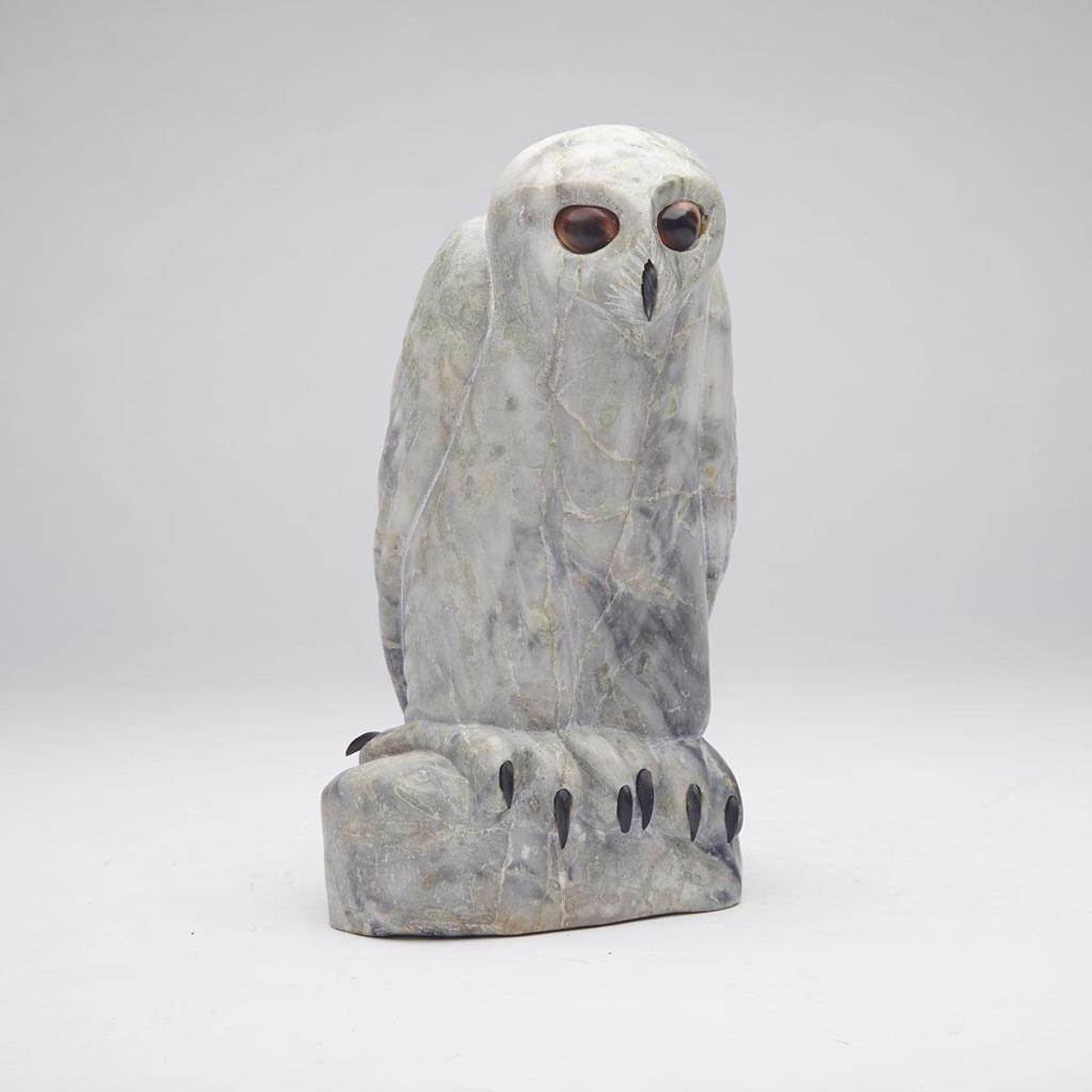 Manasie Akpaliapik (1955) - Perched Owl