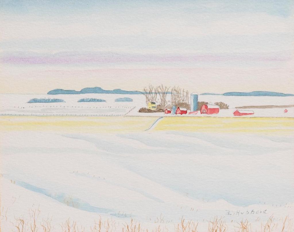 Elizabeth Hubbard - Farm Buildings - Winter