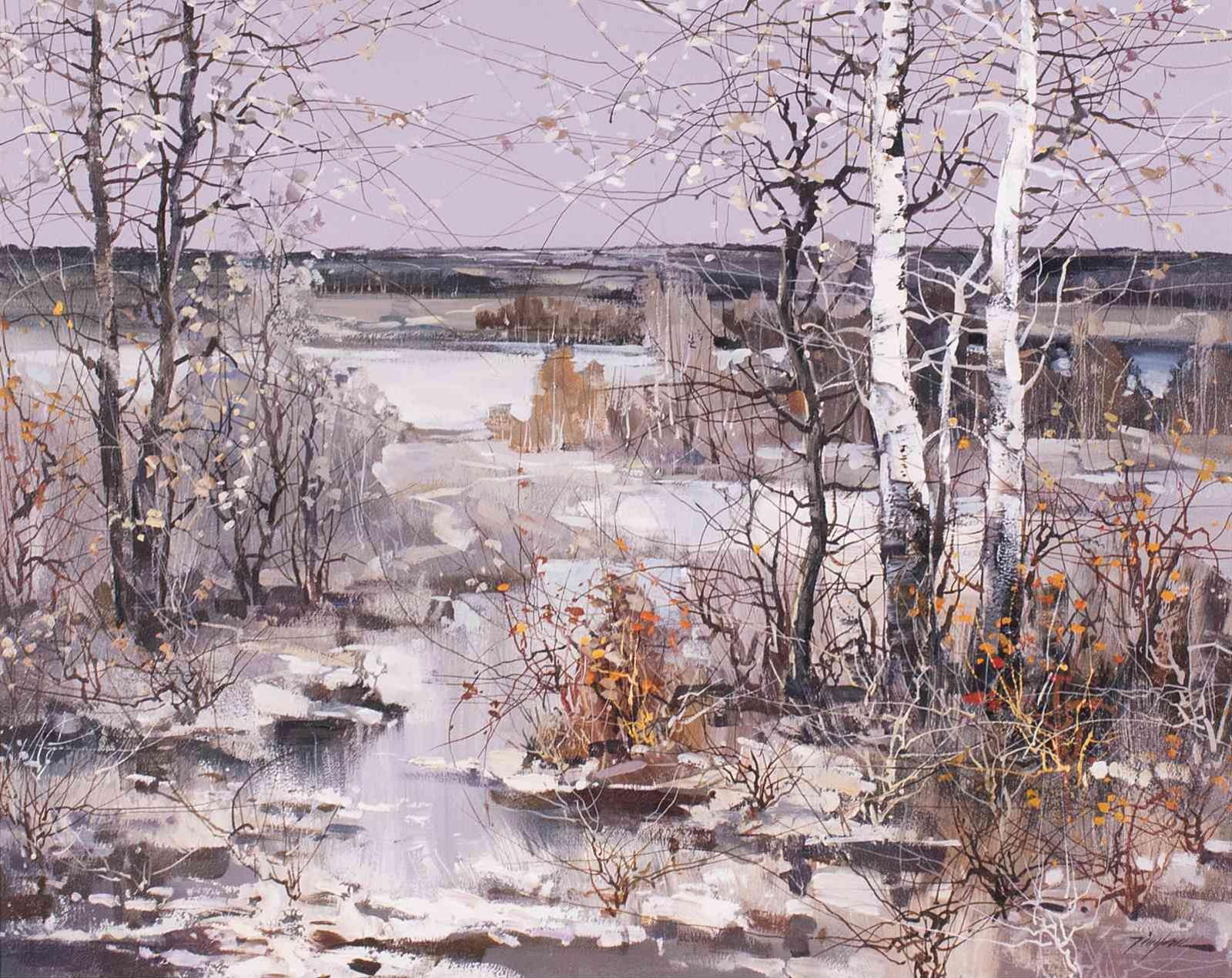 Tinyan Tin Yan Chan (1942) - Early Winter Landscape