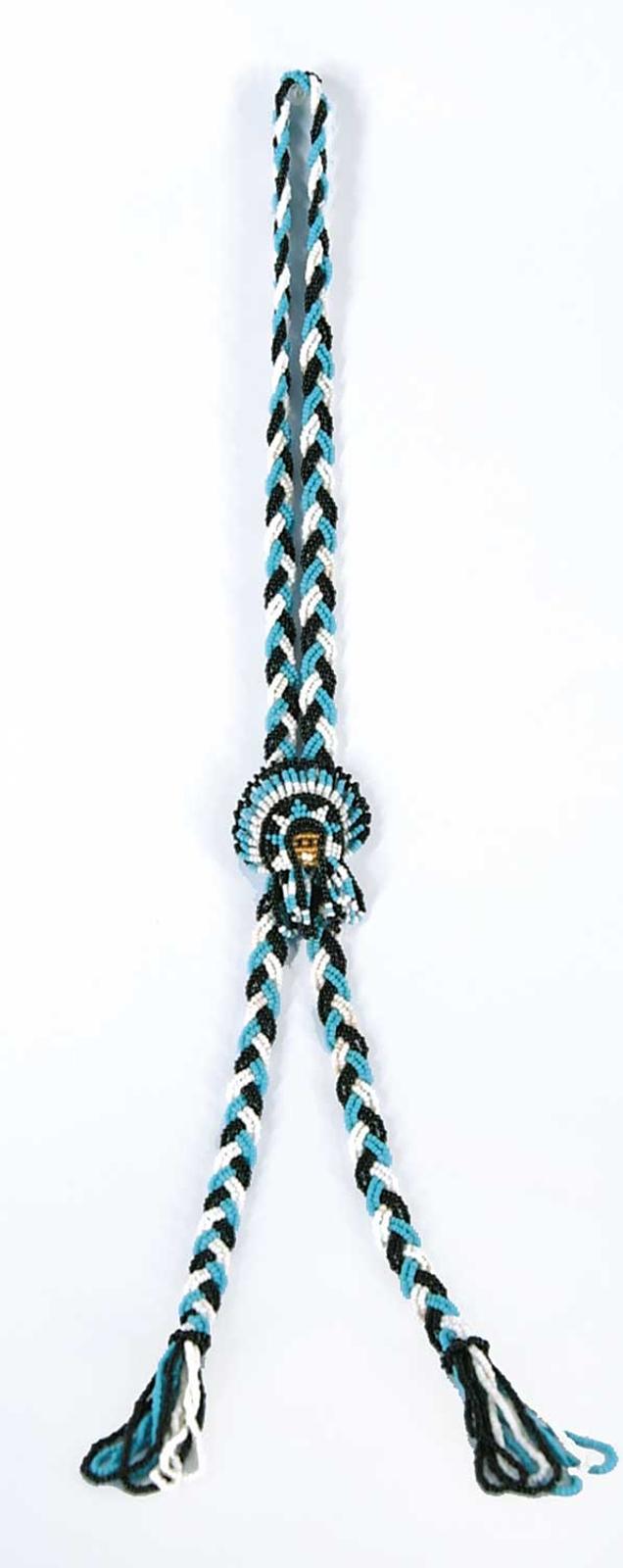 Robert Charles Aller (1922-2008) - Untitled - Braided Bead Bolo Tie Necklace