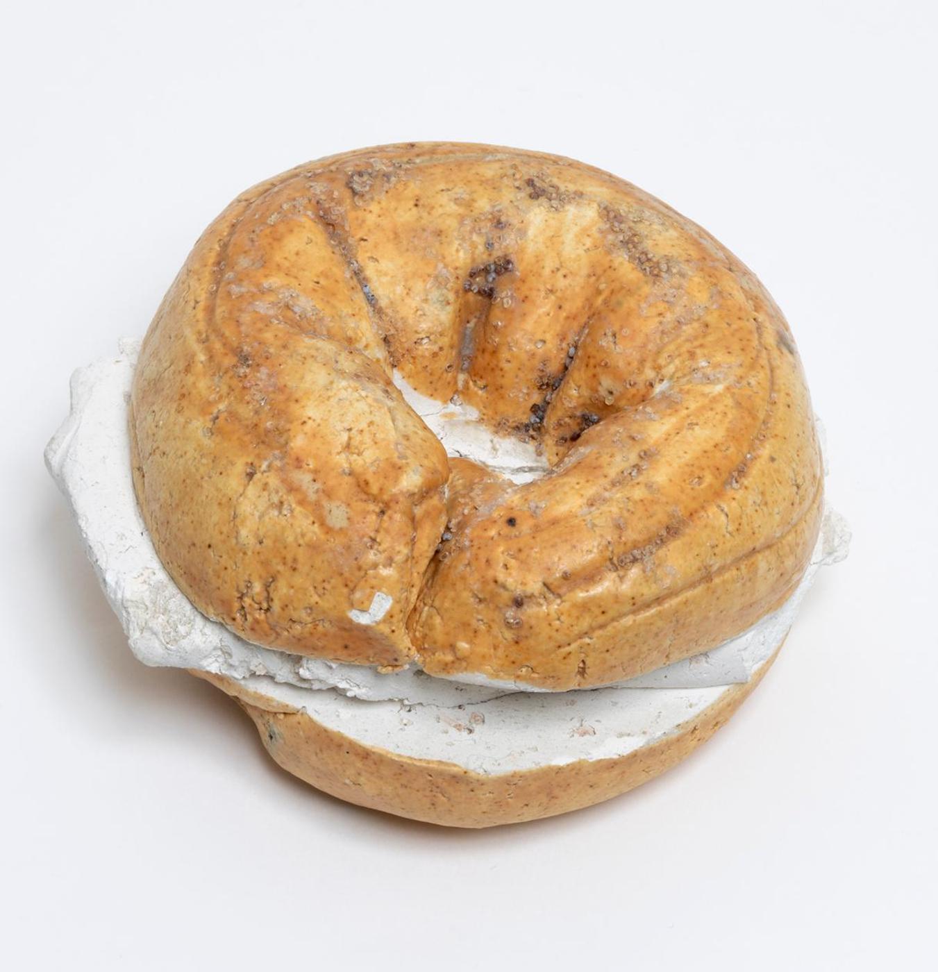 David James Gilhooly (1943-2013) - Bagel and Cream Cheese