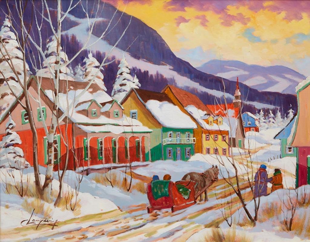 Claude Langevin (1942) - Quebec Landscape